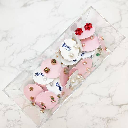 Prep Obsessed Wholesale - Wholesale Knopjes/oorstekers - Geassorteerde oorstekers voor de feestdagen - 30 paar