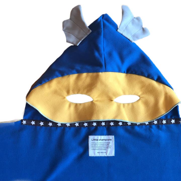 Little champions - Wholesale Hooded Towel - Kids & Baby - Autonomy hooded towel Superhero Mini Blue