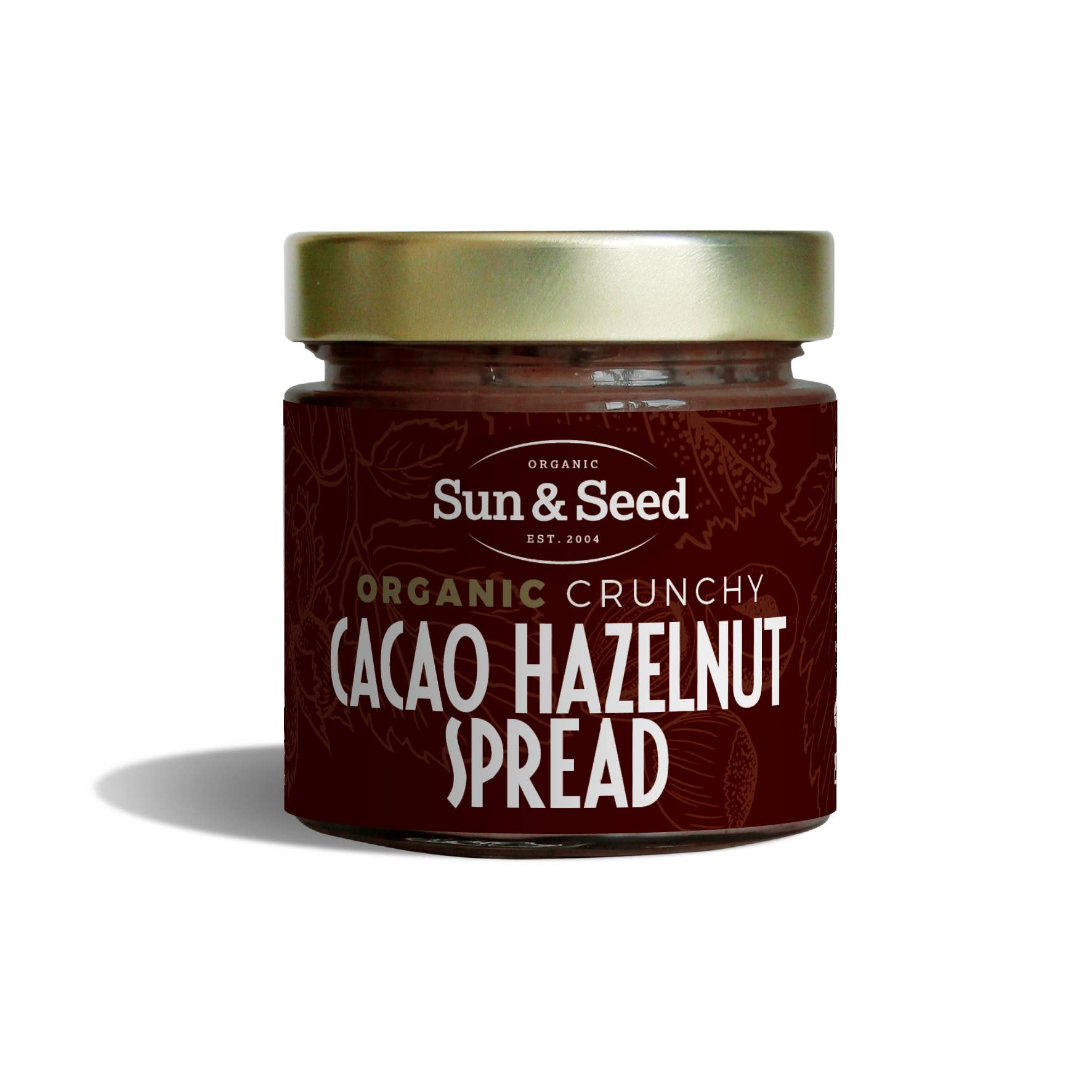 Sun & Seed – wholesale Nut butter – Organic Crunchy Cacao & Hazelnut Spread 200gr