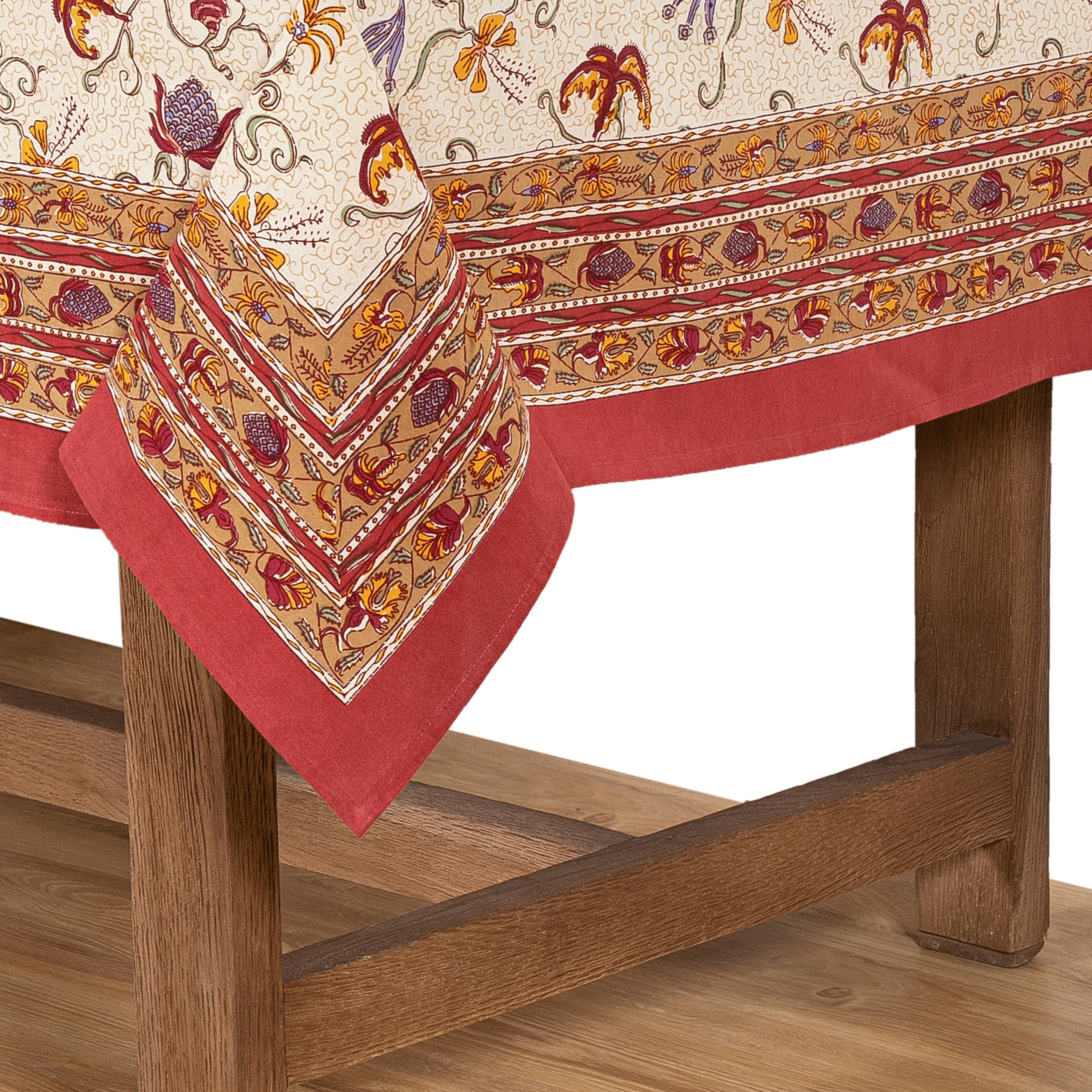 Couleur Nature - Wholesale Tablecloth - Fleurs des Indes | French Tablecloths20