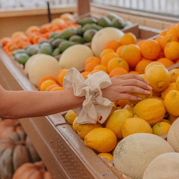 KAXI - Wholesale Scrunchie - Women's - CREAM FARMERS MARKET CORSET SCRUNCHIE6