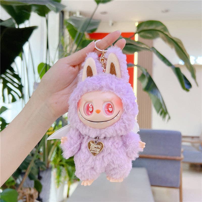 Auraquise - Wholesale Keychain - Kids - Cartoon Soft Vinyl Plush Doll Keychain with Wings3