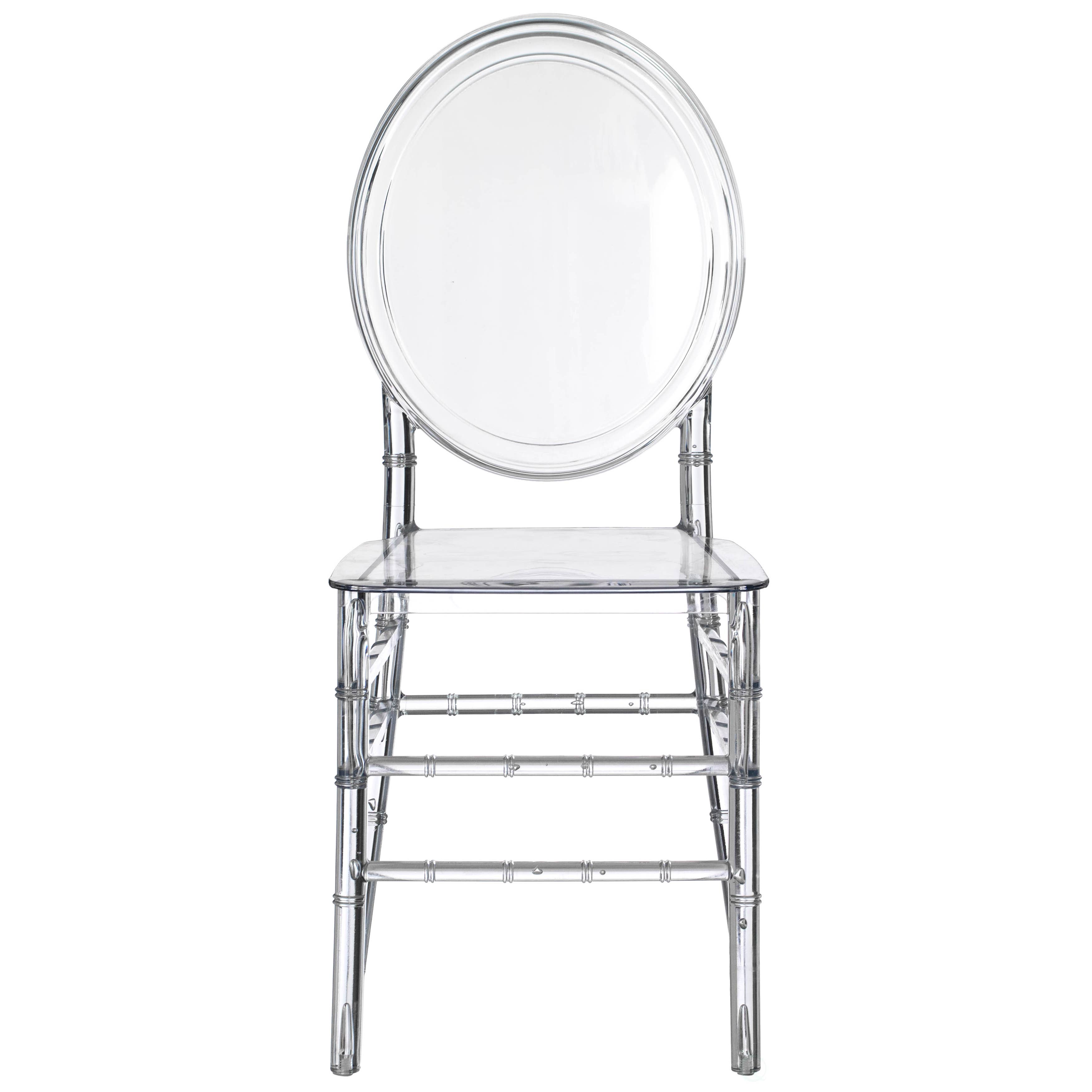 Quickway Imports - Wholesale Chair - Modern Florence Stackable Crystal Ice Chair, Acrylic Seating0