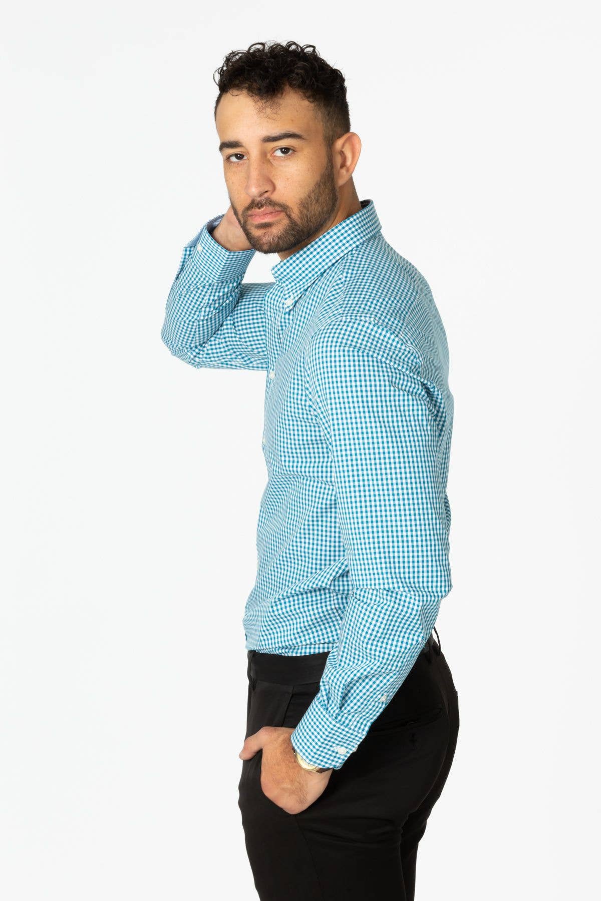 BLUE AGE - Wholesale Button Down Shirt - Men's - Men Dress Long Sleeve Shirts1