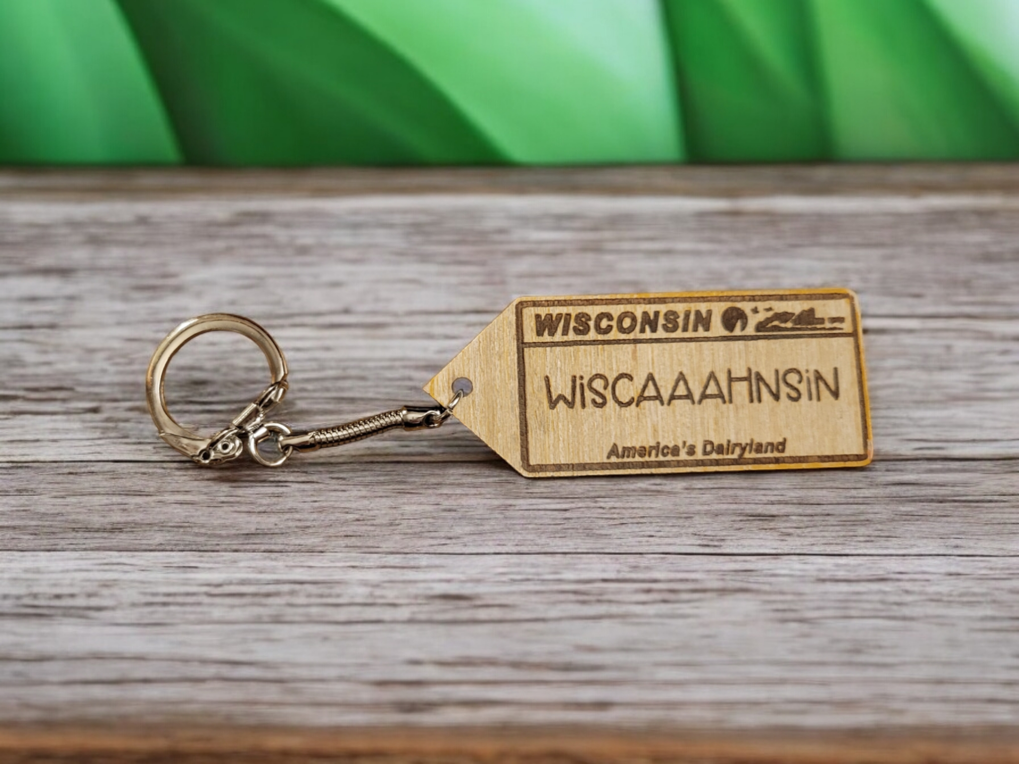 Ellie Joe Design Co - Wholesale Keychain - Unisex - Wisconsin License Plate Keychain4