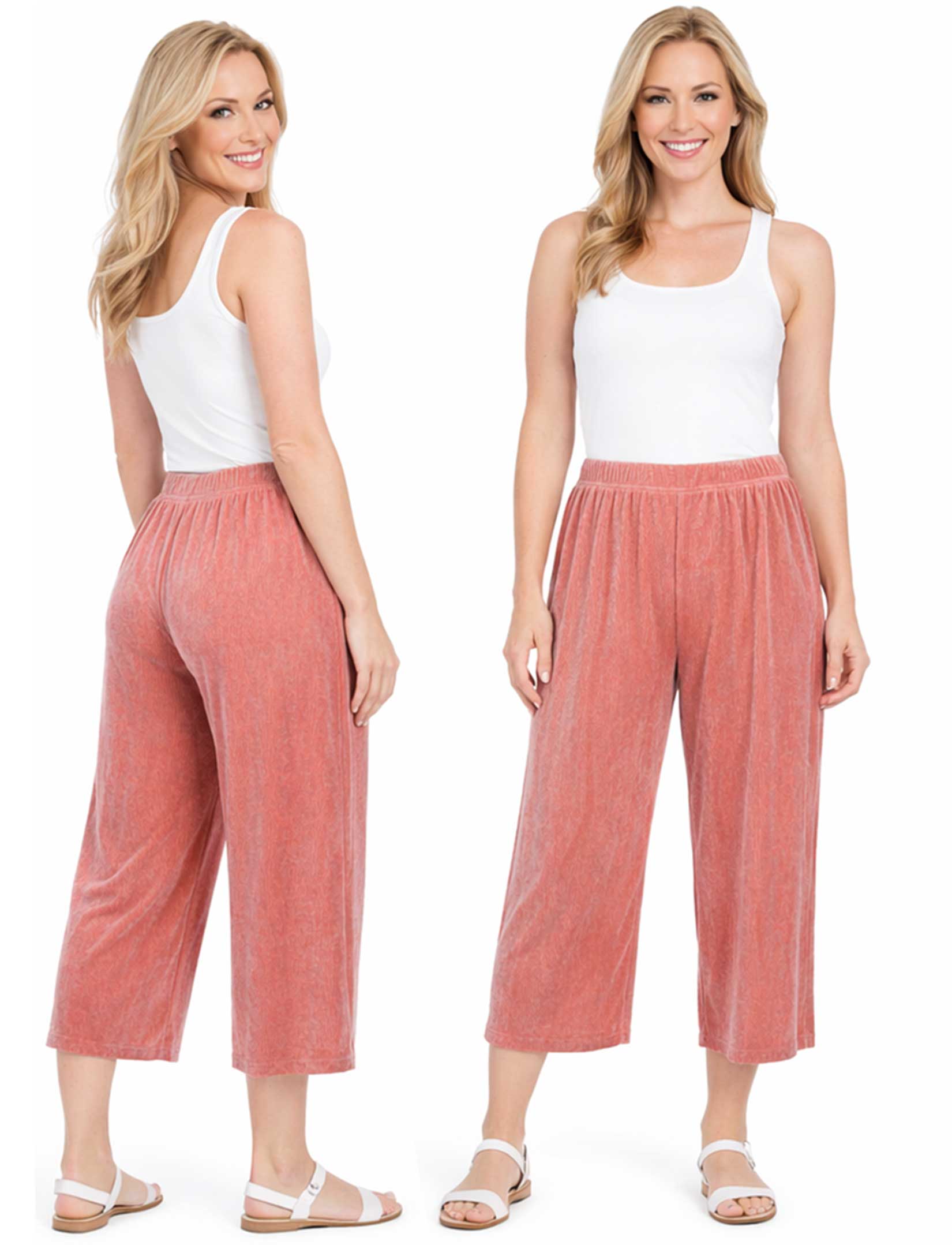 The Magic Scarf Company - Wholesale Pants - Women's - 1248 - Slinky TravelWear Capris6