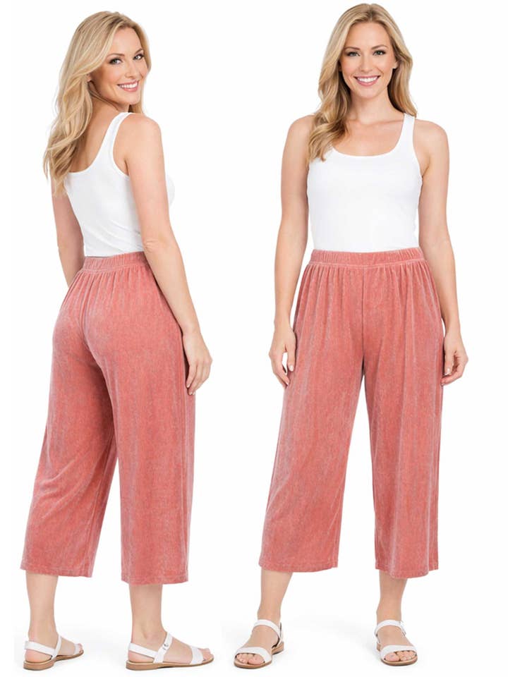 The Magic Scarf Company - Wholesale Pants - Women's - 1248 - Slinky TravelWear Capris6