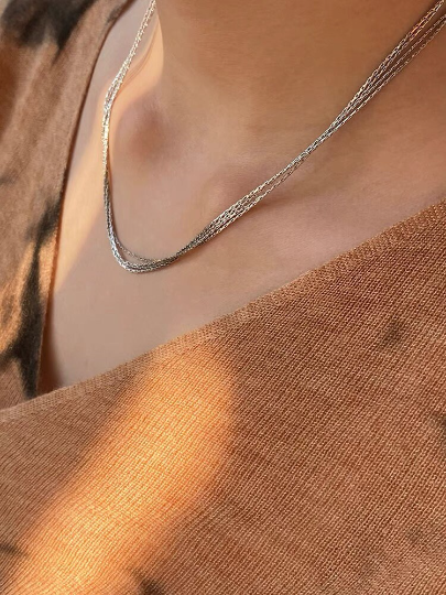 happyzzzsu - Wholesale Jewelry Set - 4 Multi-Layer Layered Necklace Set6