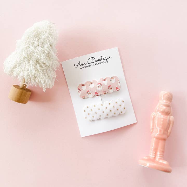 Schnappclip-Set für Weihnachten — Schnappclip für den Urlaub für den Großhandel von Ava Bowtique