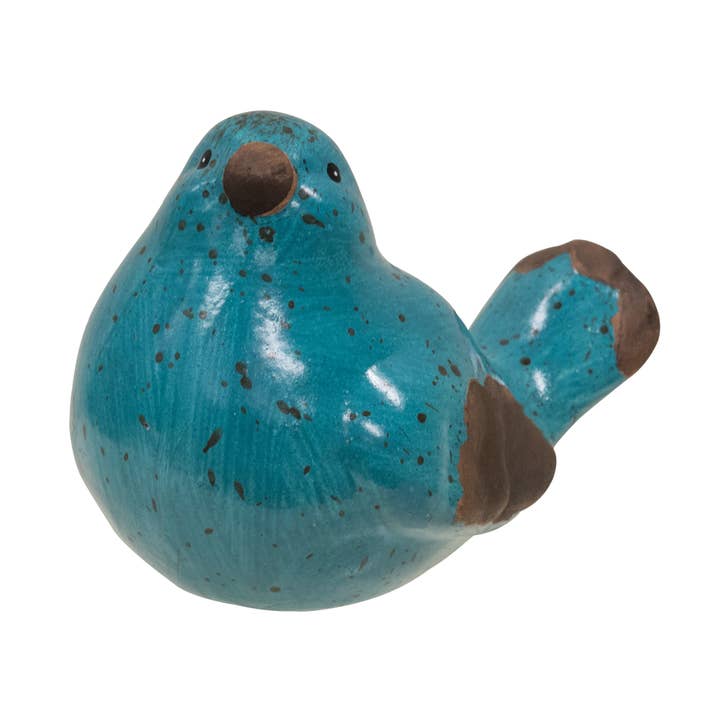 Col House Designs - Wholesale Decorative Figurine - Resin Blue Bird, 4 Assorted5