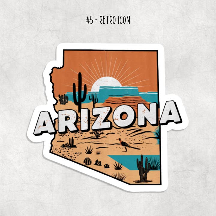 Expression Design Co - Wholesale Sticker - Arizona Stickers5