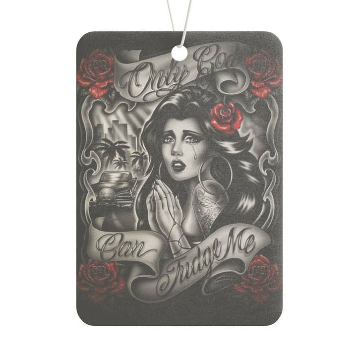 Chicano Art Car Freshener- Cherry Scent for wholesale by CultPOP