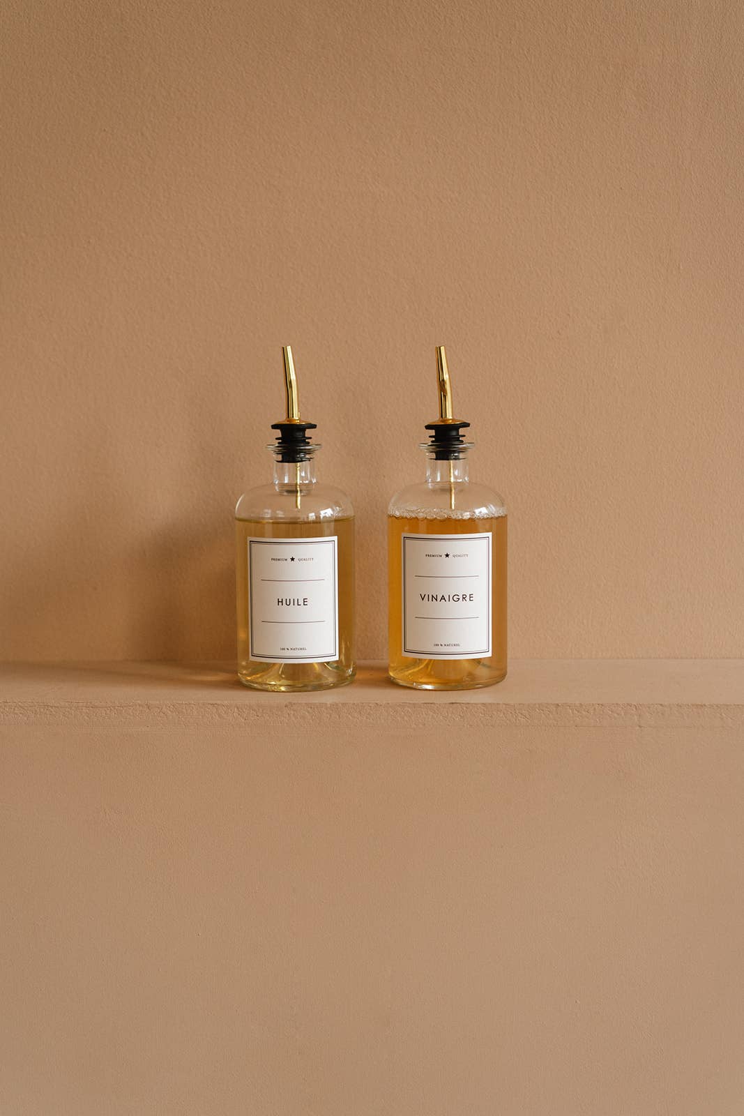 Les Flacons de l’Apothicaire - Vente Distributeur d'huile et de vinaigre - Vinaigre - Bouteille Transparent3