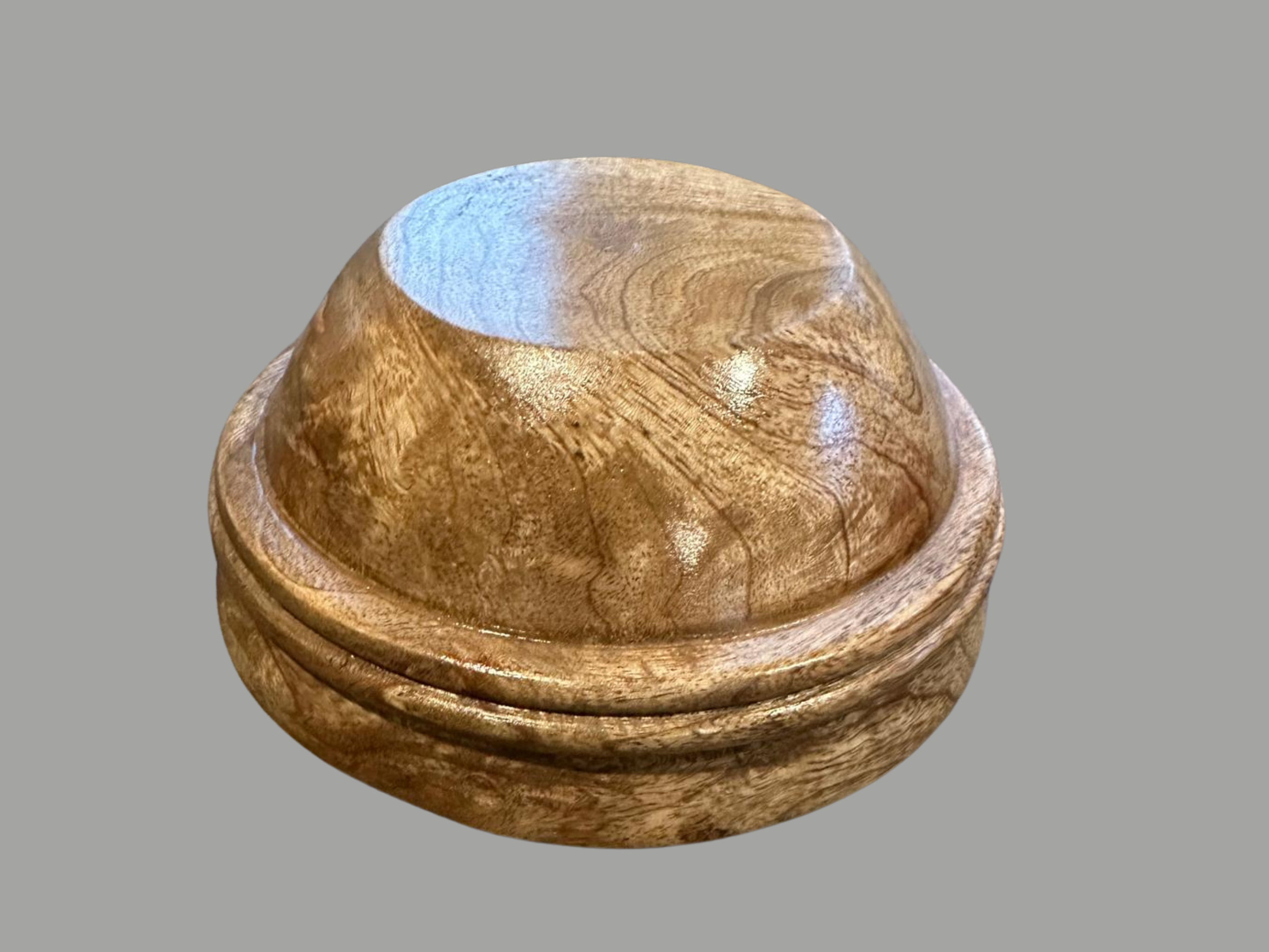 Bohozena - Wholesale Serve Bowl - Hummingbird Mango Wood Serving Bowl, Handmade Bamboo Serving Bowl – Eco-Friendly Kitchenware3