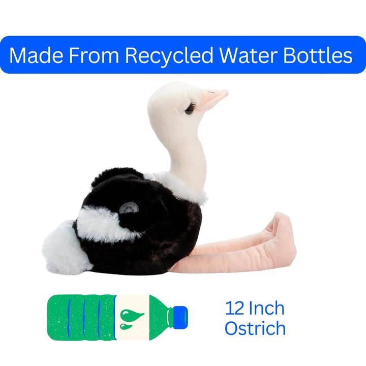 The Petting Zoo - Wholesale Stuffed/Plush Toy - Kids & Baby - 12" (29cm) Wild Onez Ostrich