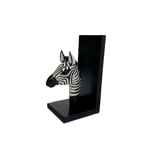 Zebra Head Bookend for wholesale by Craft Enterprises