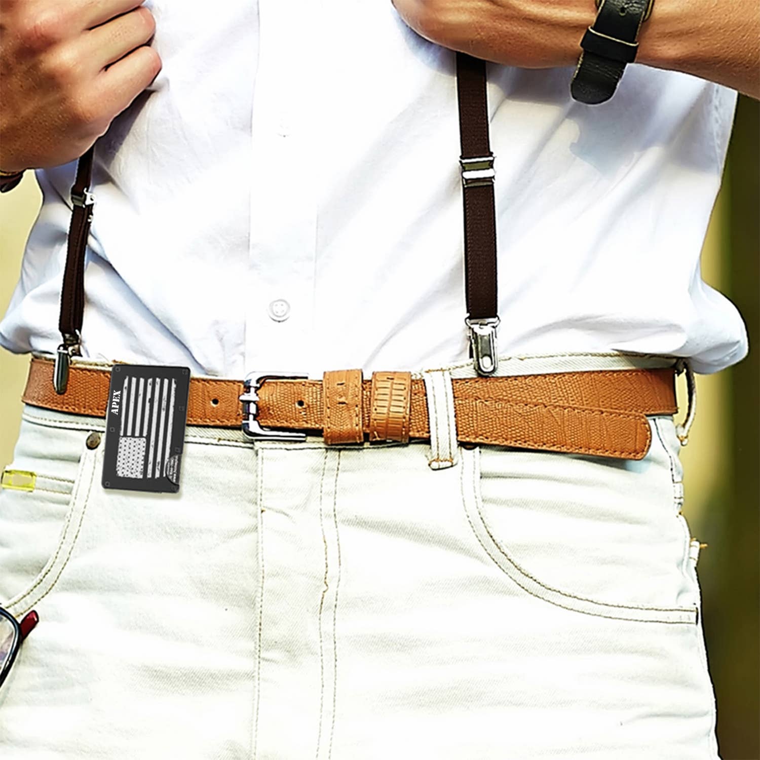 The American Gift Company (TAGCO) - Venta al por mayor Tarjetero - Hombre - Tarjeta de crédito delgada minimalista resistente a los arañazos con bloqueo RFID20