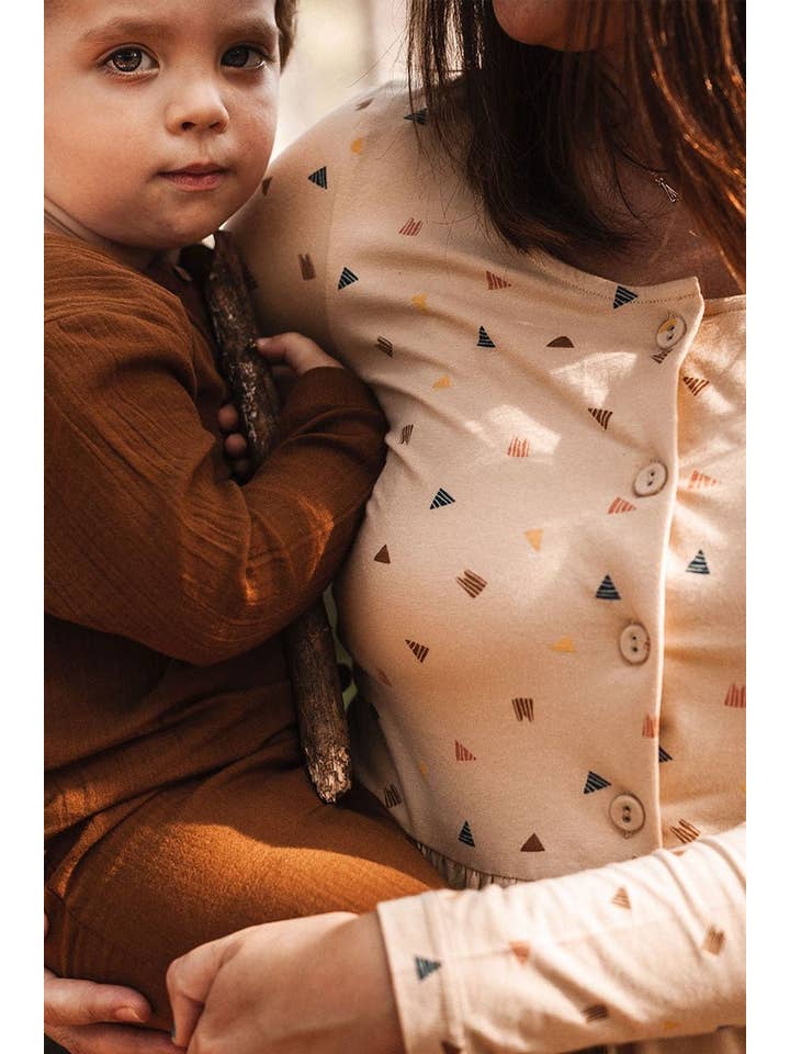 Tiralahilacha - Wholesale Jumpsuit - Baby - Basic brown muslin baby jumpsuit2