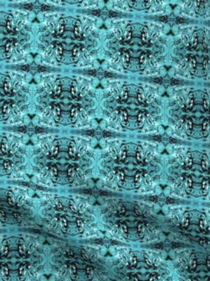 Leilani Sarong in Pirate Teal for wholesale by Pearl Edward