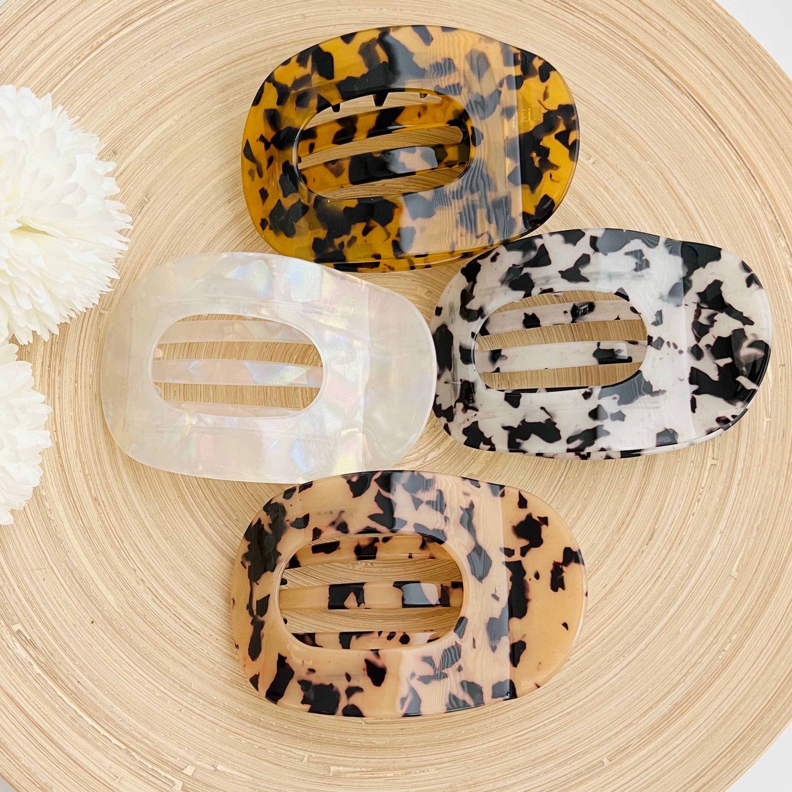 Tiny Gift Society - Wholesale Hair Clip - Women's - Large Flat Claw Clip | Big Clip Energy Funny Flat Hair Claw1