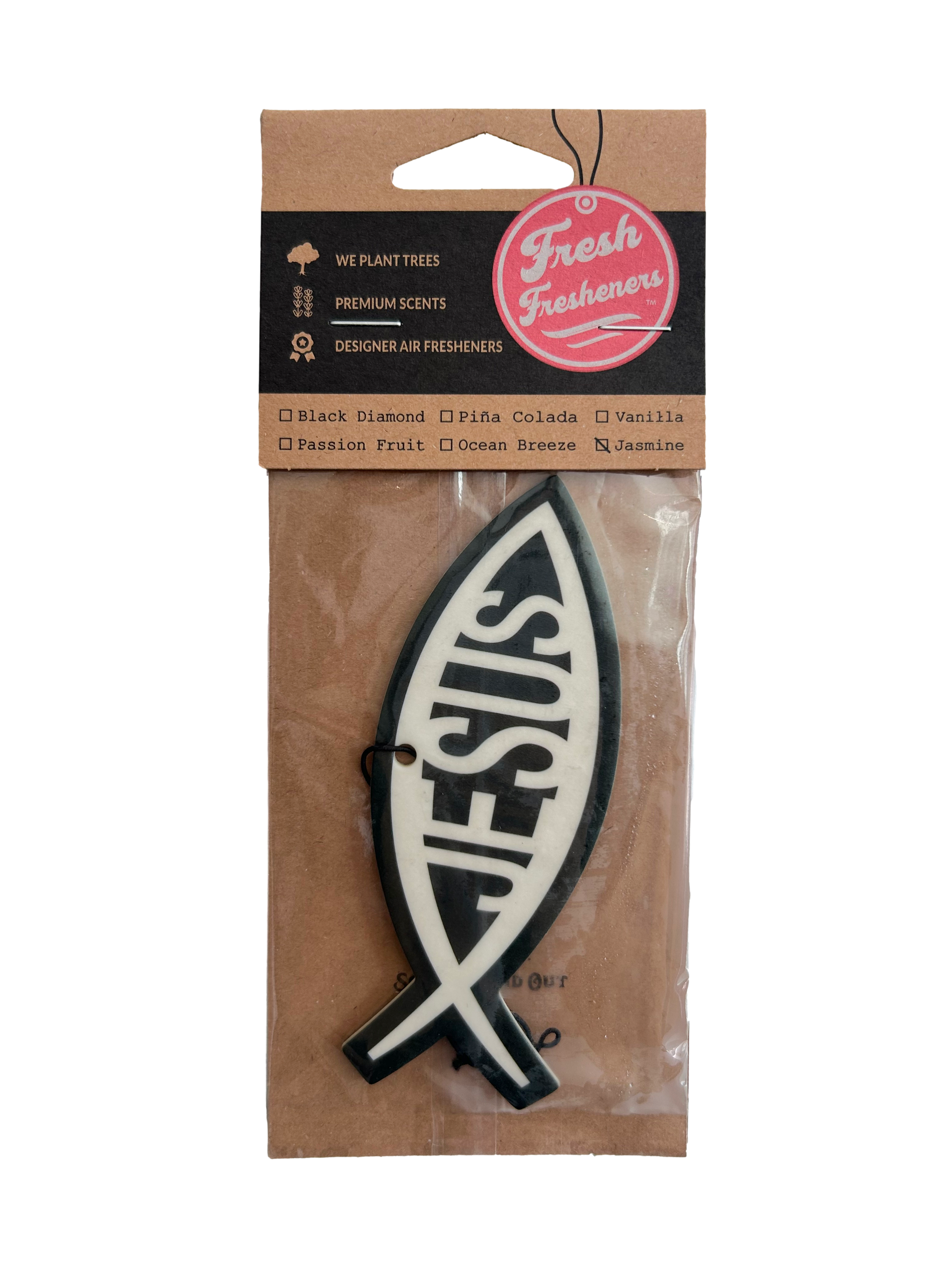 Fresh Fresheners - Wholesale Car Freshener - Unisex - Jesus Fish Air Freshener Pack of 121