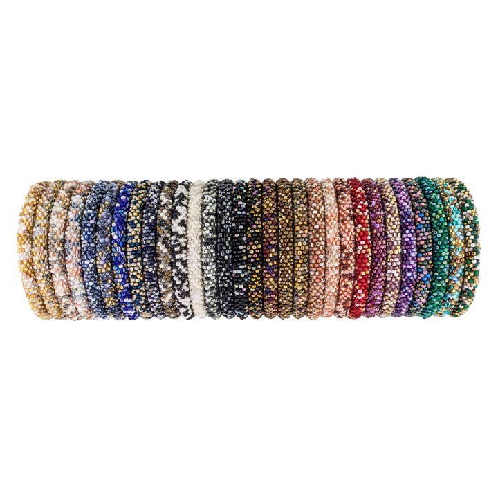 Aid Through Trade - Vendita all'ingrosso Bracciale con perline - Braccialetto Roll-On® originale FW24 Party Pack