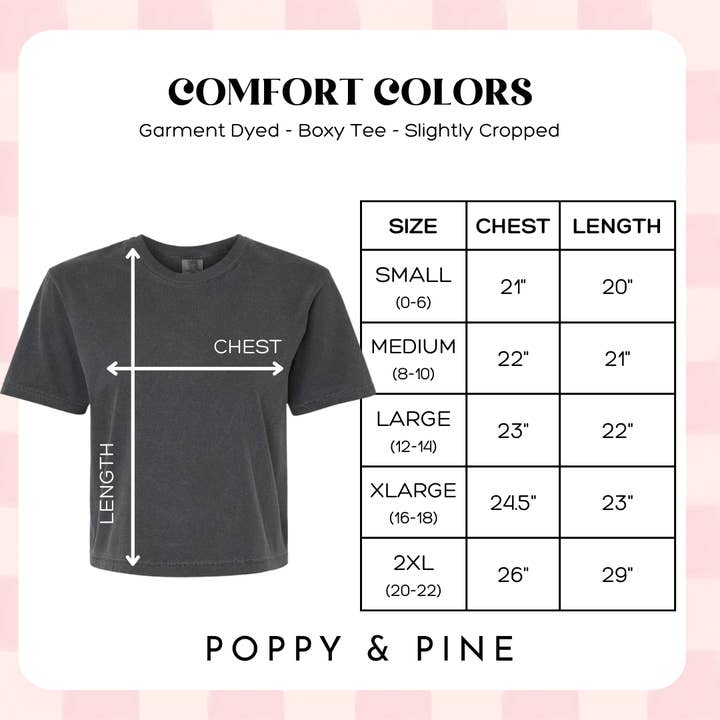 Poppy & Pine - Wholesale Screen Printed T-Shirt - Women's - Good Things Are Coming Cropped Tee1