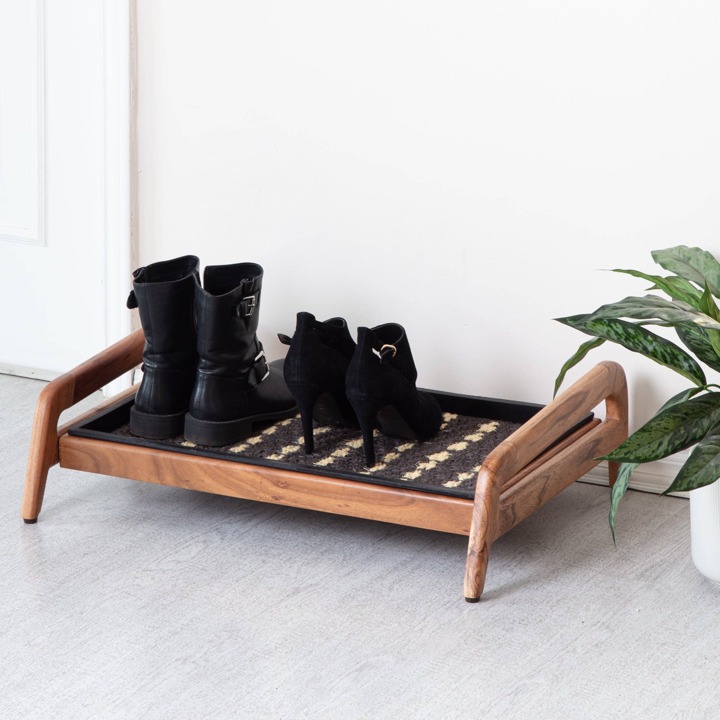 Anji Mountain - Wholesale Shoe Rack - Wooden Boot Tray (Single Tier) - Stevie & Paul (008)11