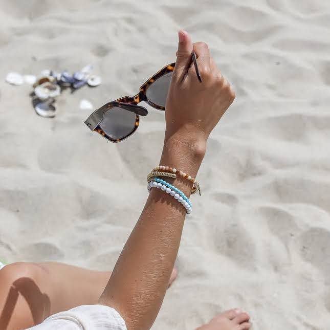 Sailormade - Vendita all'ingrosso Bracciale con perline - Bracciale da donna Rayminder UV Awareness in howlite16