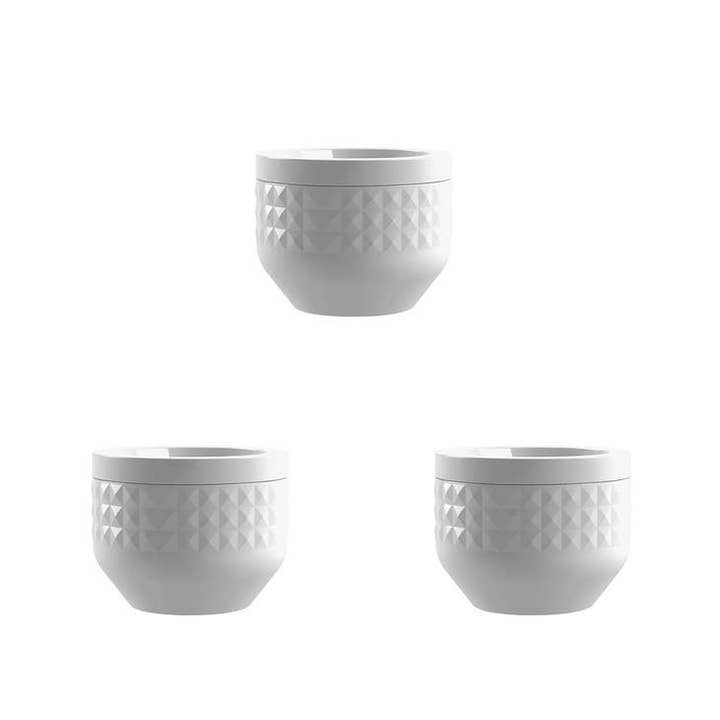 Abode Homewares by TarHong - Wholesale Canister - Diamond Countertop Canister Ceramic 50% off1