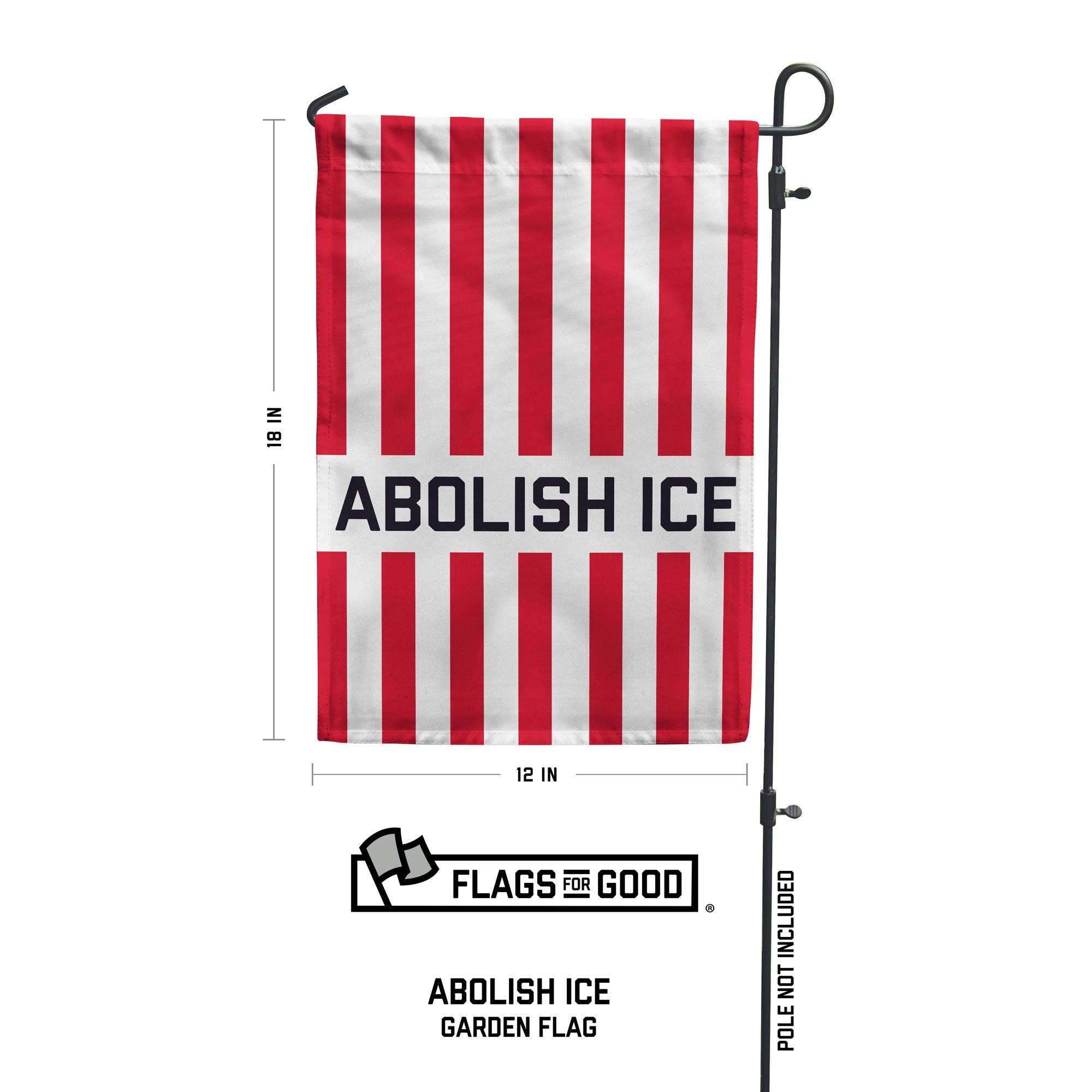 Flags For Good - Wholesale Flag - Abolish ICE Garden Flag2