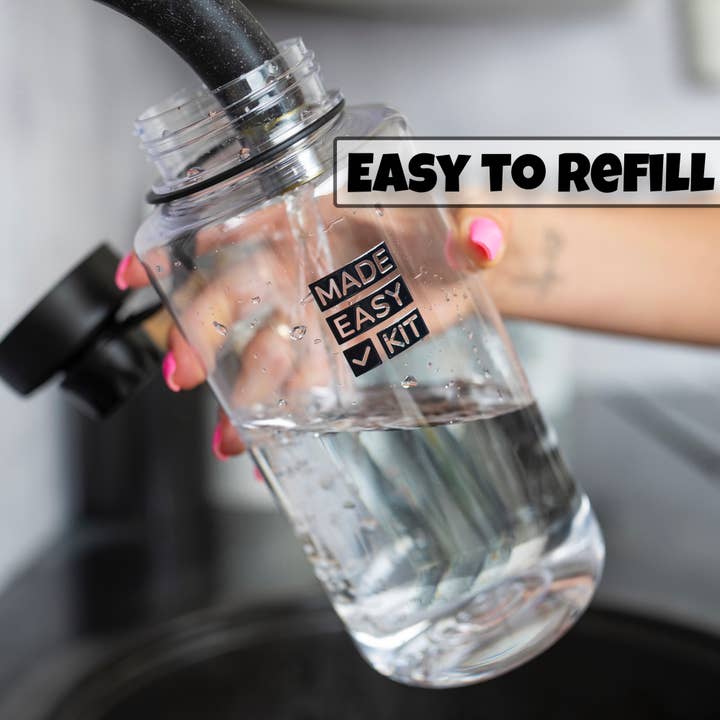 MADE EASY KIT - Wholesale Water bottle - Made Easy Kit Tritan Plastic Water Bottle - BPA-Free3