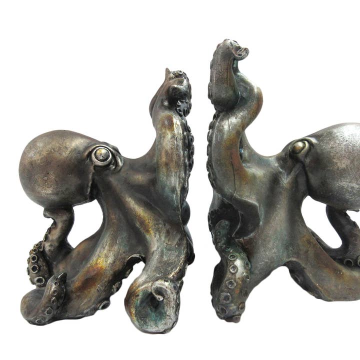Pacific Trading - Wholesale Bookend - 12060 Octopus Bookends C/6