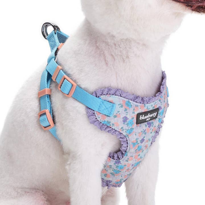 Made Well Floral Print Dog Harness Vest for wholesale by Blueberry Pet