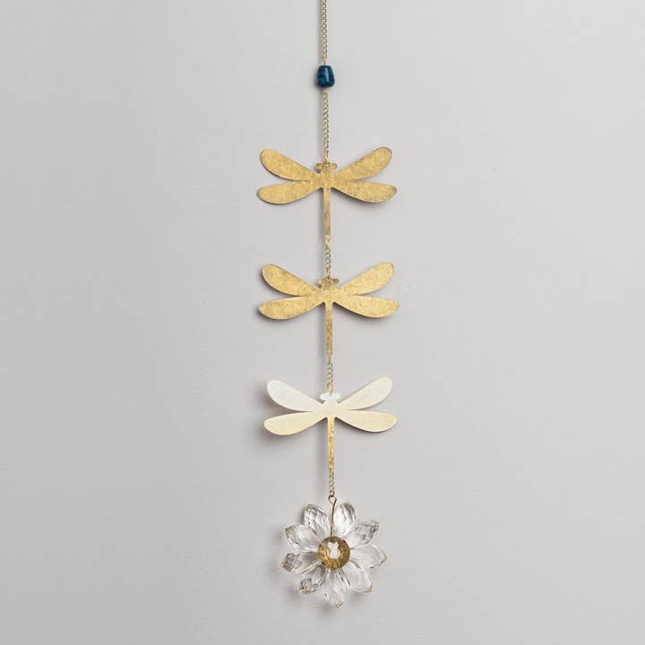 Suncatcher - Dragonfly/Blue Apatite for wholesale by Scout Curated Wears