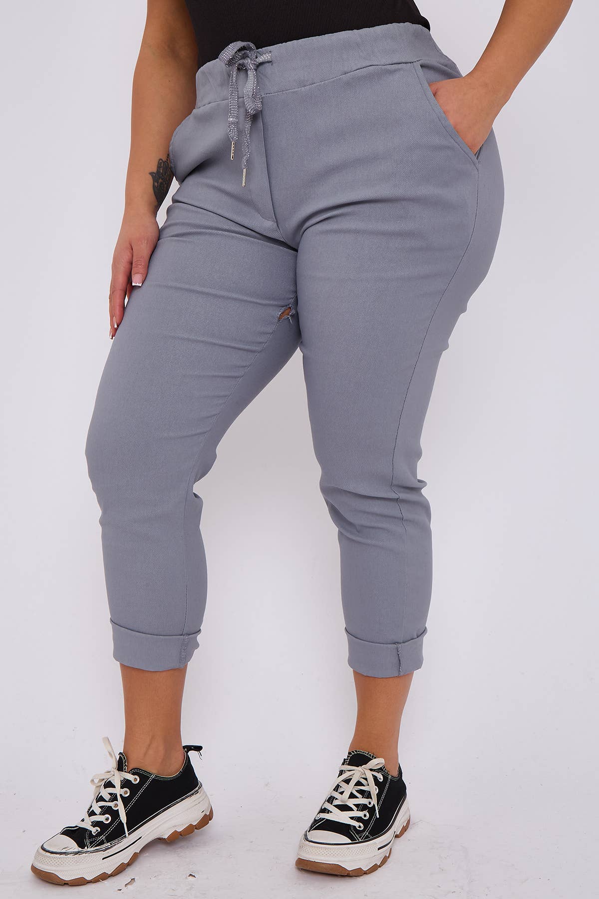 Superbia – Engroshandel Bukser - Dame – Premium bomuldsrige strækbare magiske bukser - Én størrelse UK 10-2020