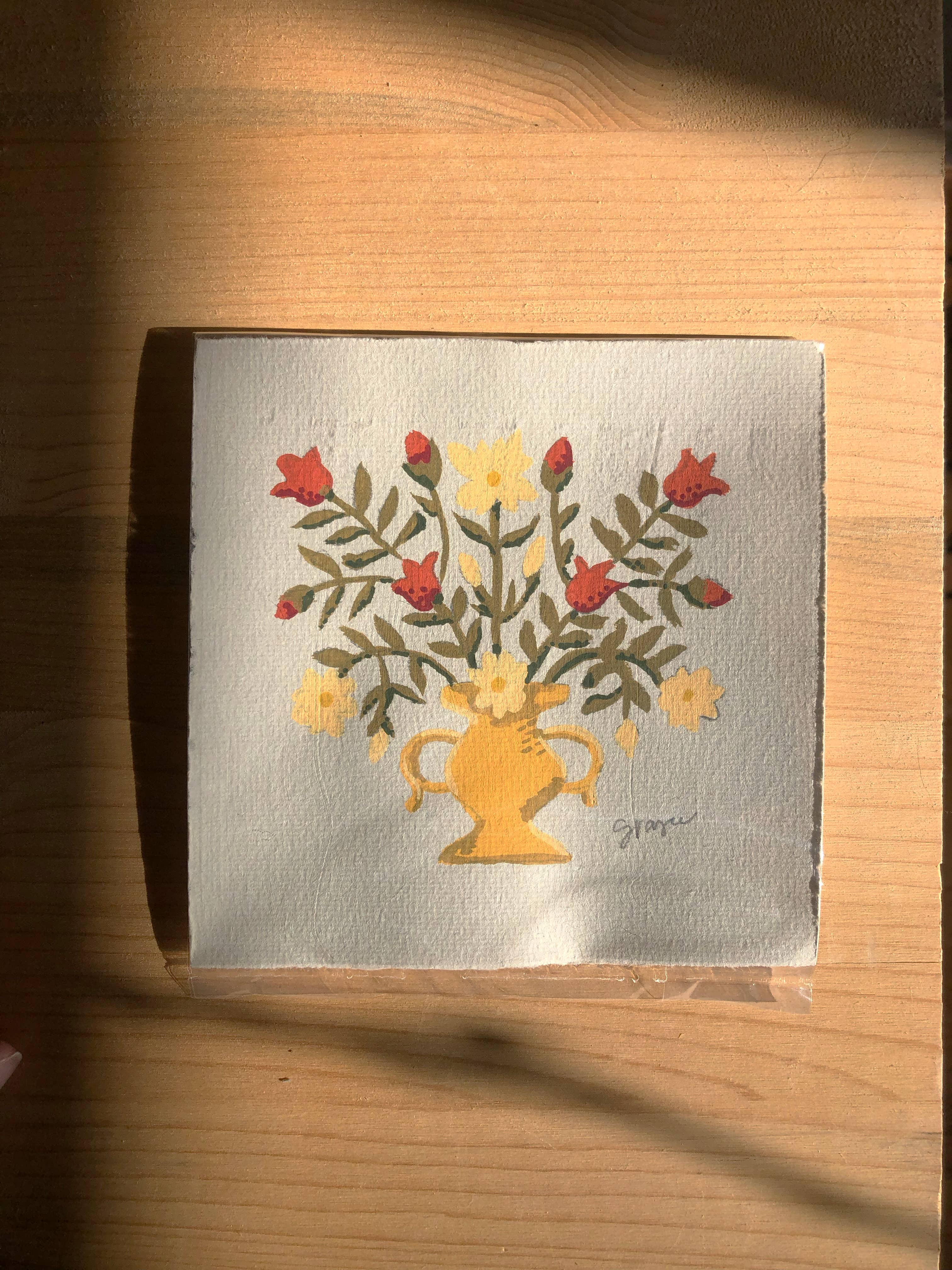 Grayce Wylder Creative Co - Wholesale Painting/Drawing - Unframed Original Gouache Painting1