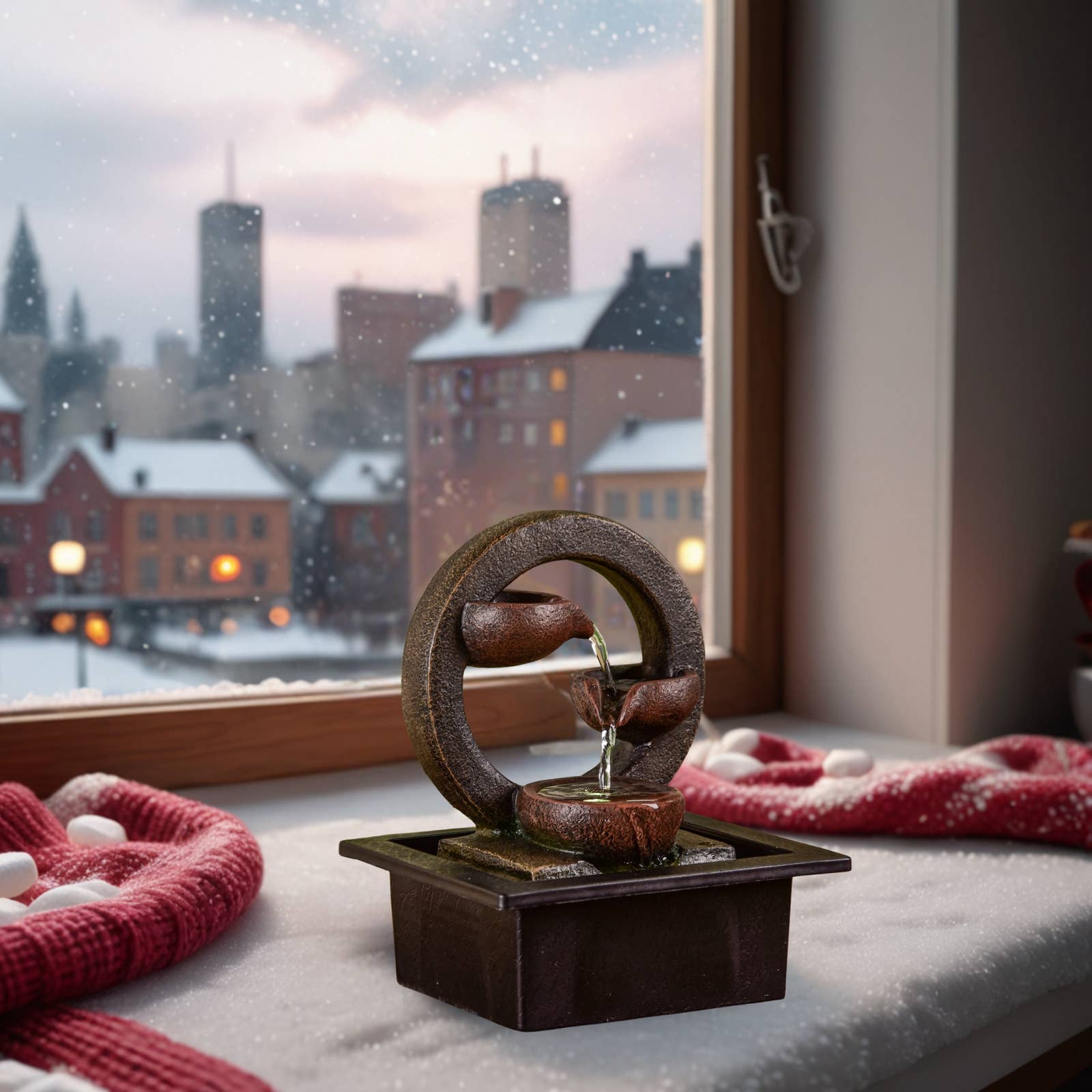 Zen'Arôme - Wholesale Decorative Tabletop Object - Zen Terai Waterfall Fountain - Gift Idea9