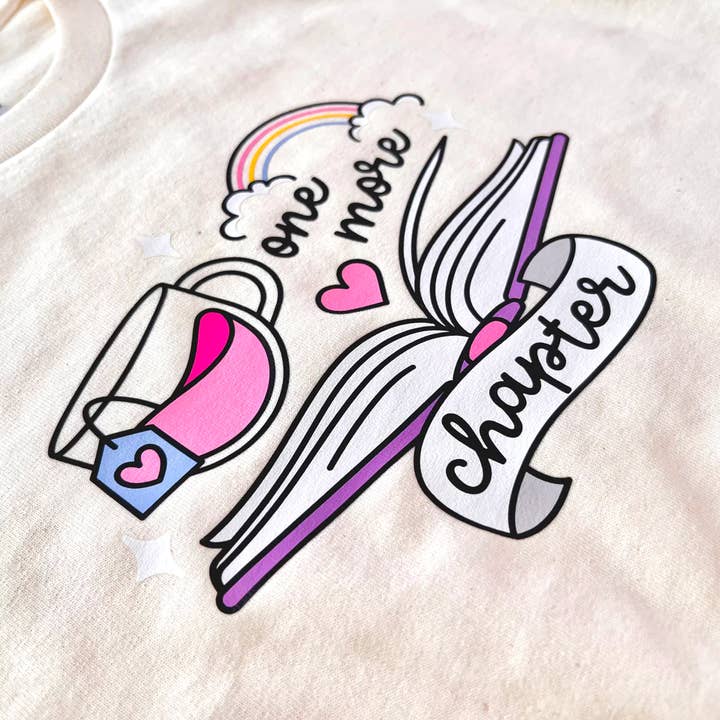 CoconuTacha - Wholesale Screen Printed T-Shirt - Women's - One More Chapter Natural Beige T-Shirt2