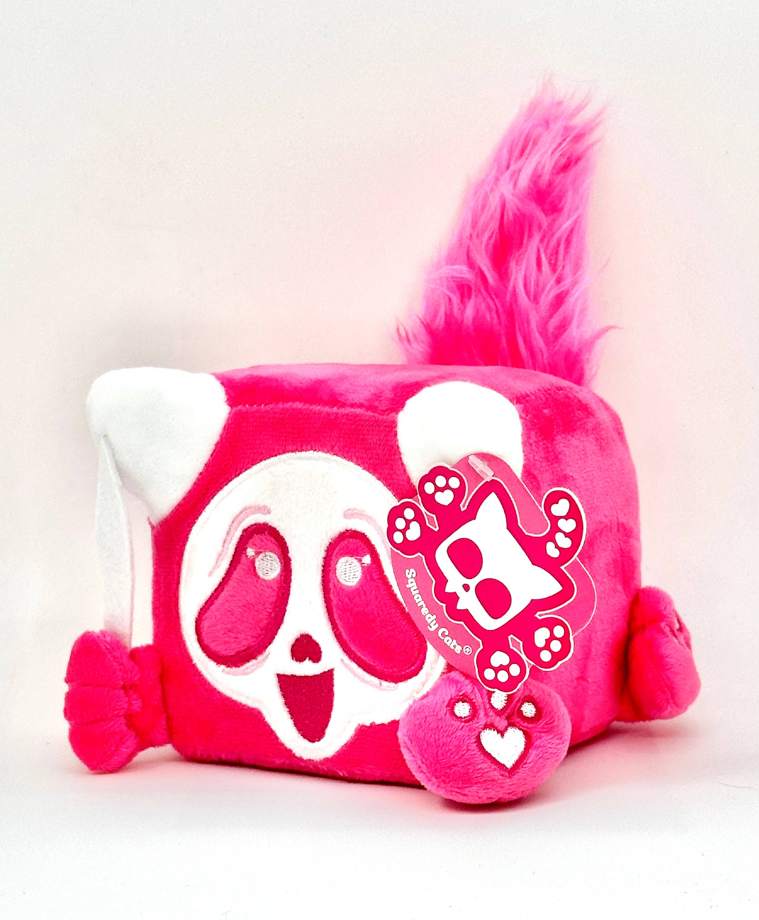 Squaredy Cats - Wholesale Stuffed/Plush Toy - Kids & Baby - GhostPuss PINK signature size plushie1