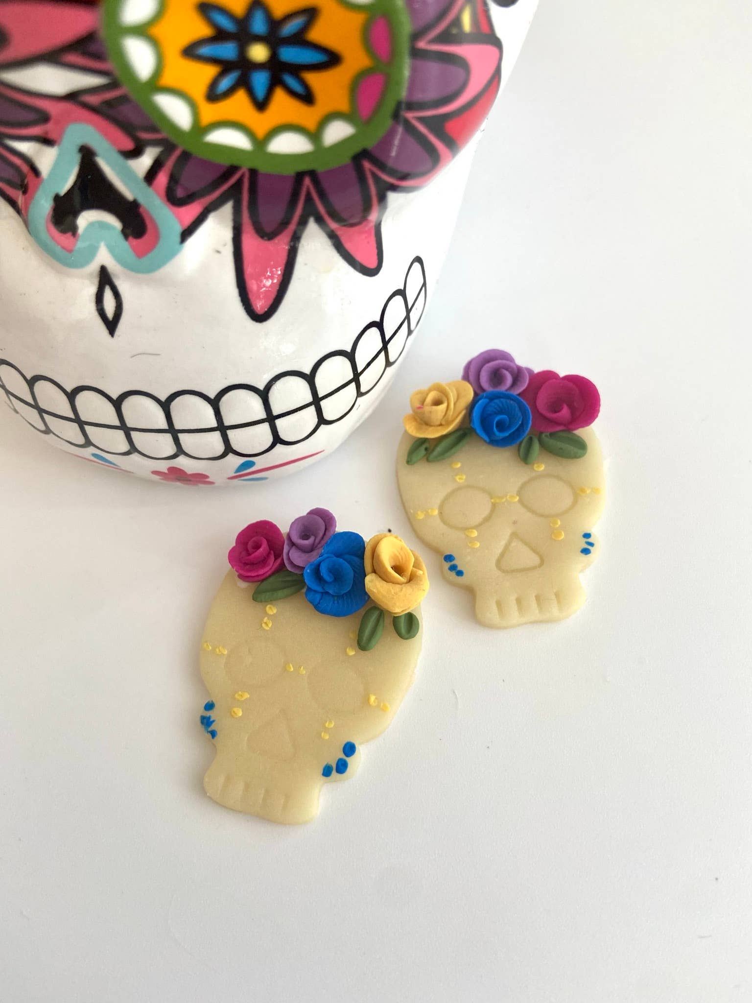 Everything Ky and I - Wholesale Dangle Earrings - Sugar skulls0