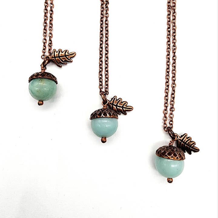 Collier Gland - Amazonite pour la vente par MergingMetals