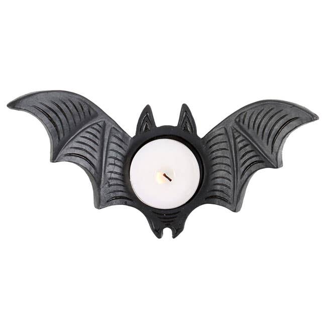 Something Different Wholesale - Vendita all'ingrosso Portacandele - Portacandela tealight gotico a forma di pipistrello2