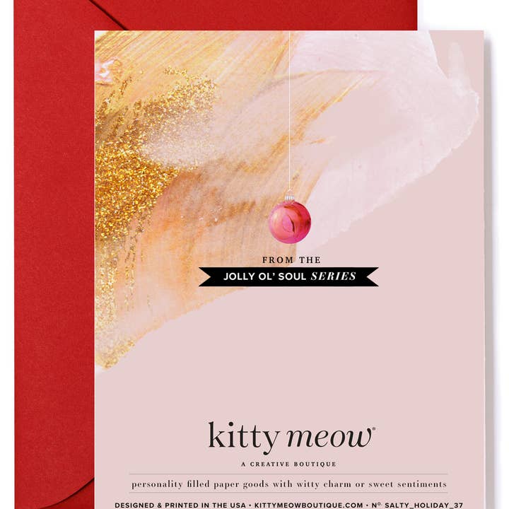 Kitty Meow Boutique - Wholesale Christmas Card - Merry Christmas Ya Filthy Animal Funny Holiday Greeting Card