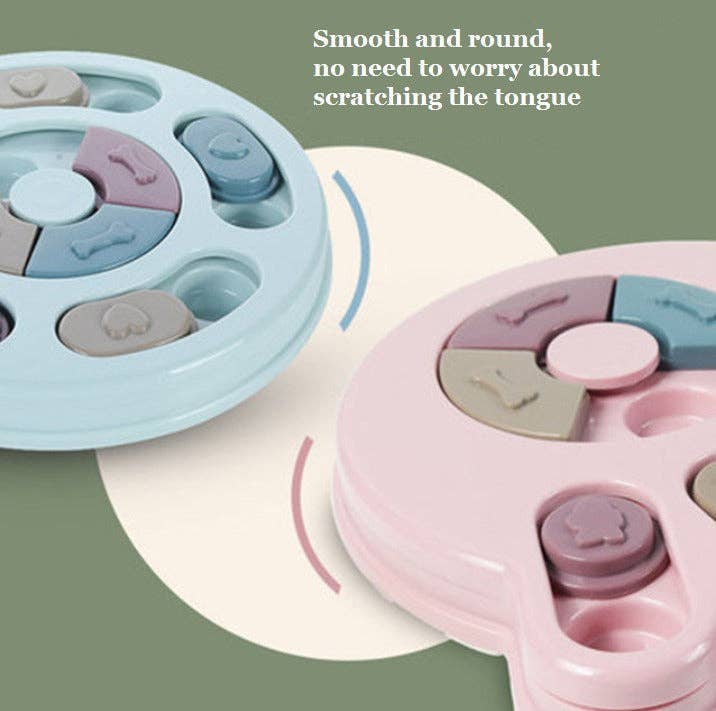 VIGOR - Vente Jouet – chien - Jouet puzzle interactif pour chien en forme de patte, plateau tournant anti-étouffement6