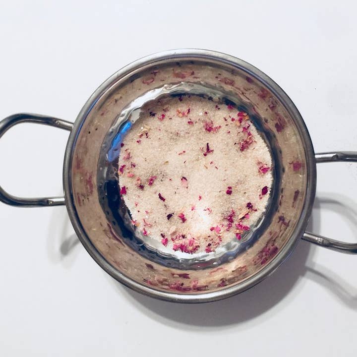 Beach House Teas - Wholesale Sugar/Sweetener - Rose Petal infused artisan culinary sugar