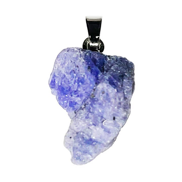 Tanzanite Rough Stone Pendant for wholesale by France Mineraux