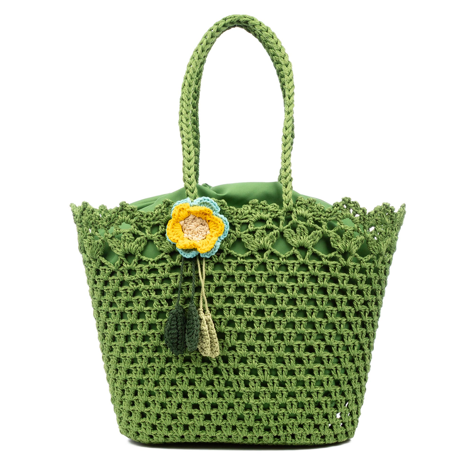 FIRENZE ARTEGIANI - Wholesale Beach Bag - Zeccone women's shoulder bag. Made of cotton, with tassel.28