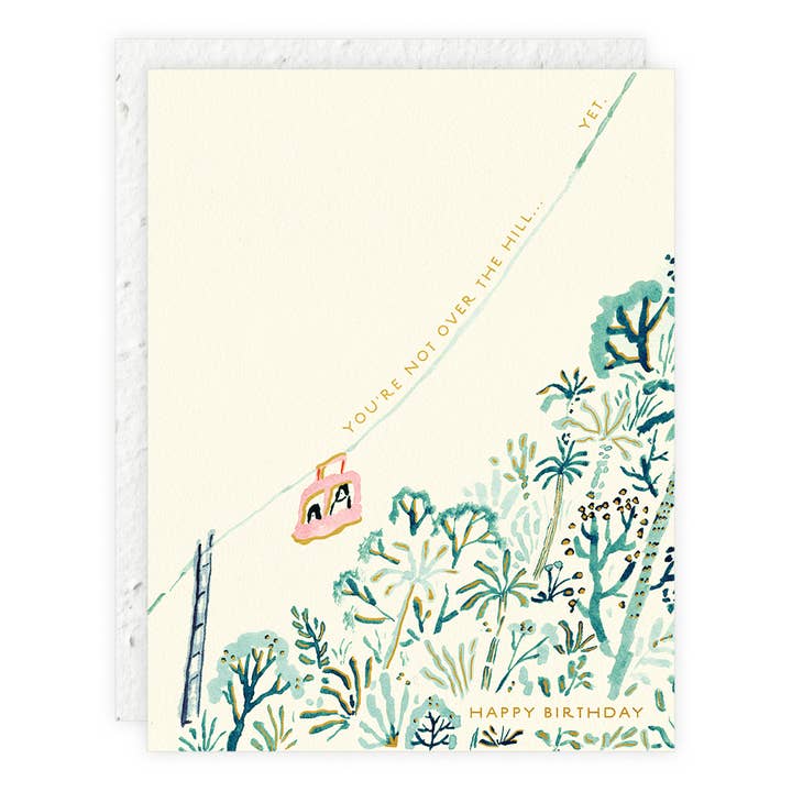 Seedlings - Wholesale Birthday Card - Over the Hill - Birthday Card