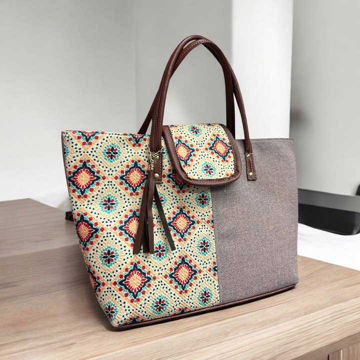 Pamela-Handmade Yute Mexican Purse-Bag for wholesale by GMCE Global Trading, LLC